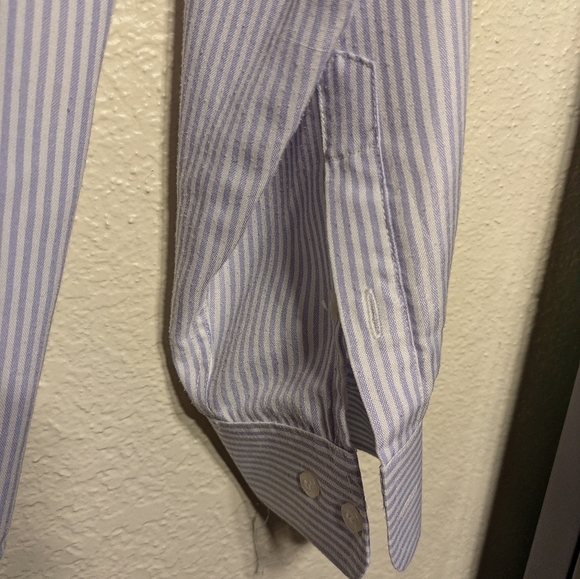 Polo by Ralph Lauren Men's Blue Striped Shirt Size Xxl Pre-owned - Picture 12 of 14